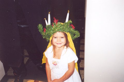 The hat's almost as big as she is!